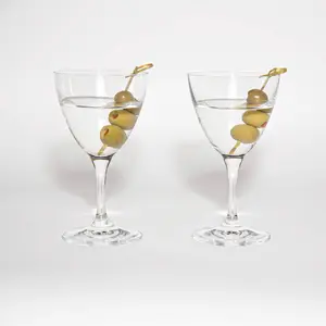 Signature Keys Nick and Nora Cocktail Glasses (Set of 2)