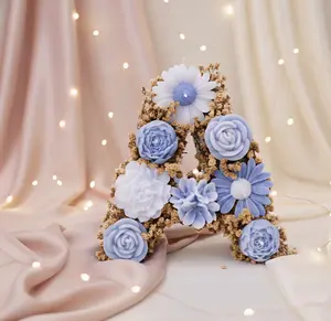 LETTERS IN BLOOM HANDMADE CANDLES