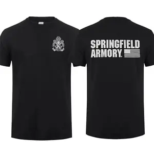 SPRINGFIELDARMORY T-Shirt, Patriotic Gun RightsGraphic Tee for Men & Women, Vintage 2nd AmendmentCotton Shirt streetwear