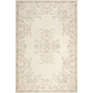 Princesa Medallion Wool and Cotton Area Rug