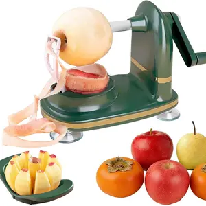 Hand-Crank Apple Peeler Home Automatic Slicer Knife Fruit Peeling Machine, Essential Kitchen Tool for Easy Peel, Kitchen Gadget