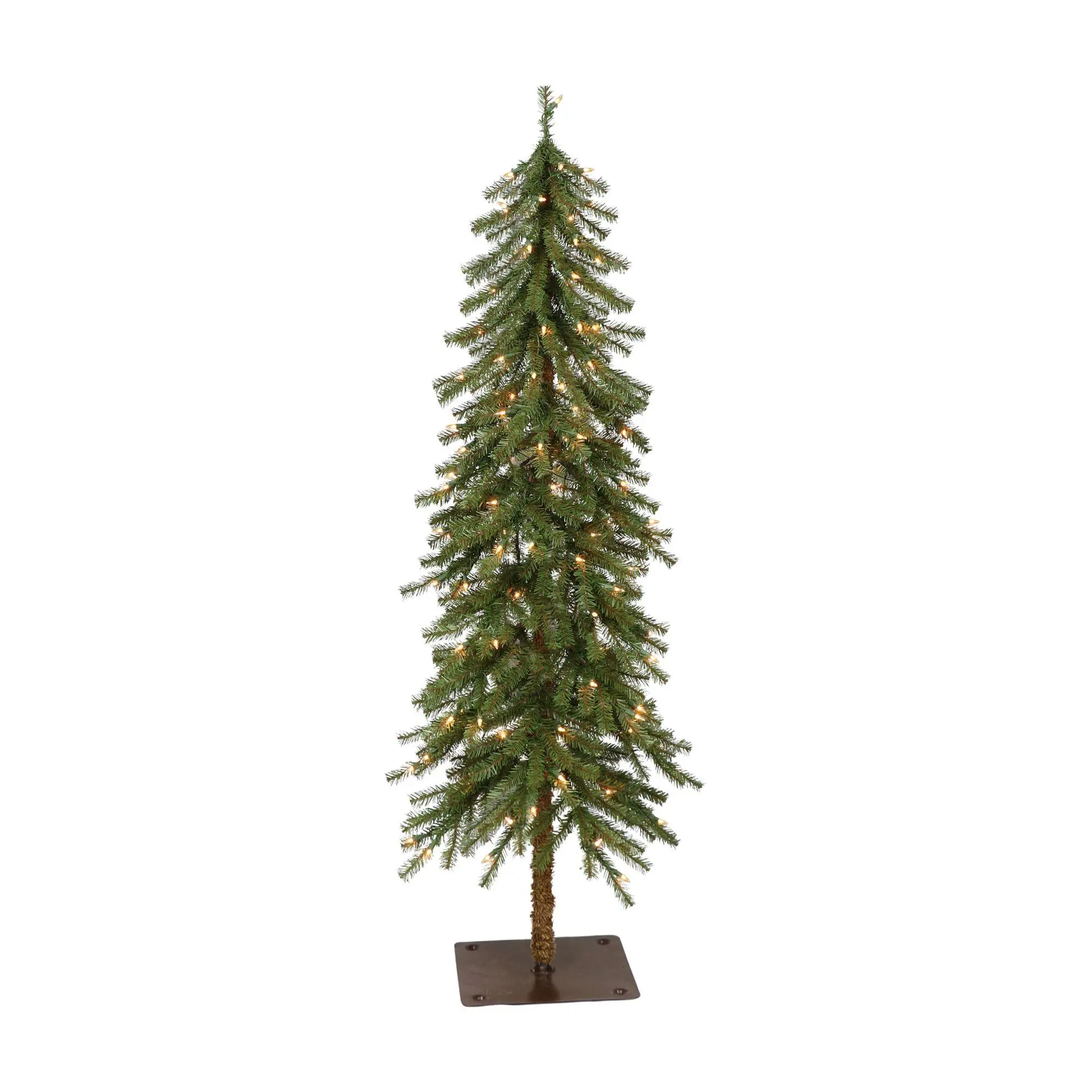 Puleo Pre-Lit 6' Alpine Artificial Christmas Tree w/200 Light