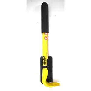 Stanley Yellow Black High Carbon Steel Single-End Nail Claw Puller 10" 55-033