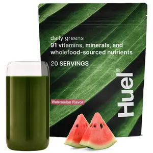 Huel Watermelon Daily Greens Powder | 91 Vitamins & Minerals | Super Greens Supplement Powder | Gluten Free | 20 Servings