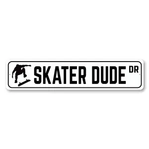 Skater Dude Drive Sign