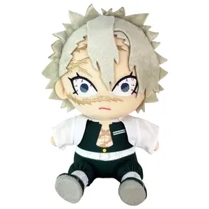 Demon Slayer - Sanemi Shinazugawa Sitting Plush 7"H
