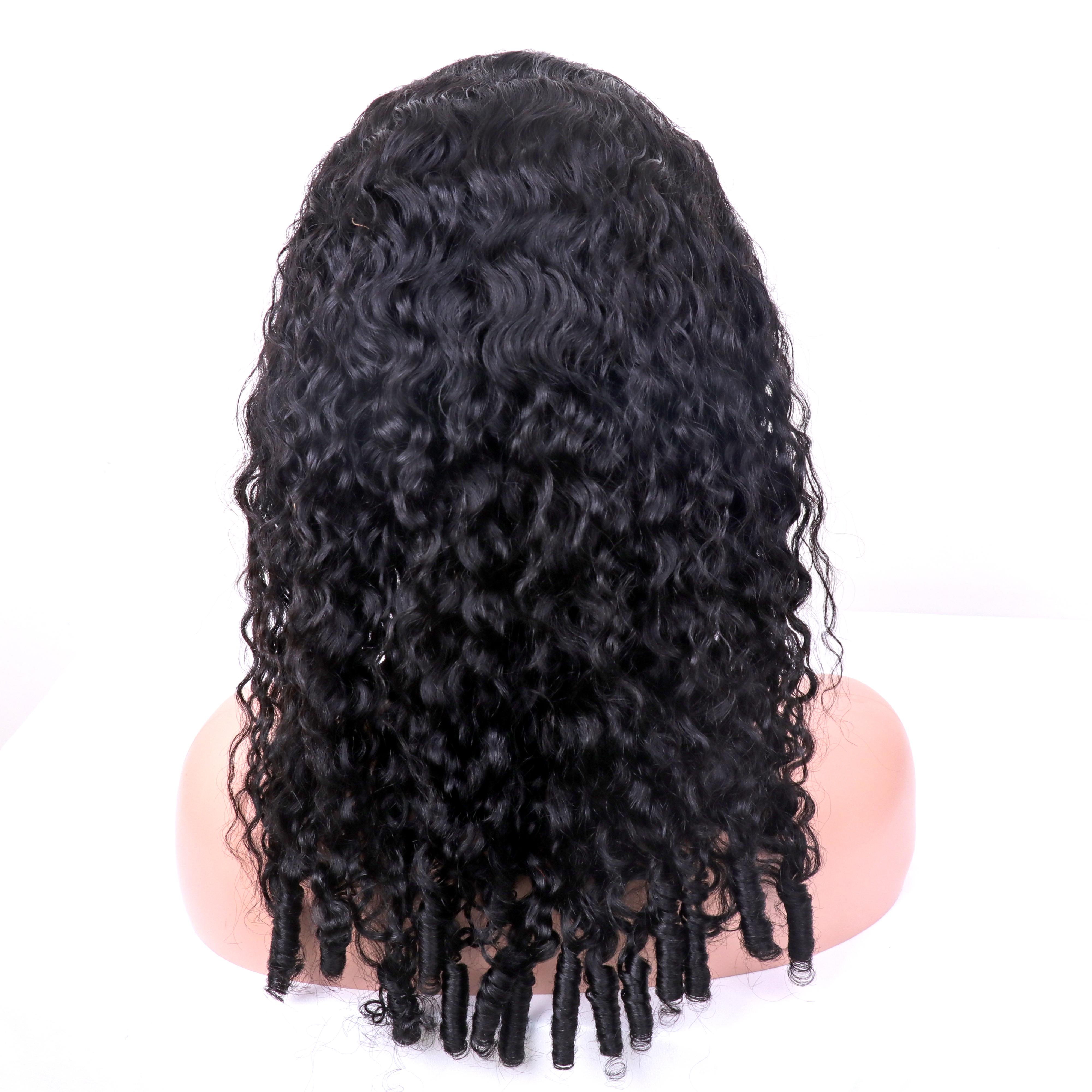 Bling Hair Human Hair Wig Deep Wave 13x4 13x6 Transparent HD Lace Frontal Wig for Women Pre Plucked Brazilian 4x4 Lace Closure Wig Curly 30 Inches 180% Natural Hairline #SummerVibes