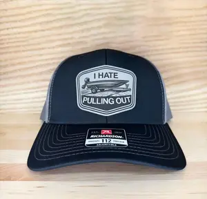 I Hate Pulling Out Printed Hat, Funny Fishing Boat Richardson 112 Trucker Snapback, Gift for Men