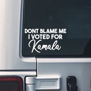 Dont Blame Me Car Decal