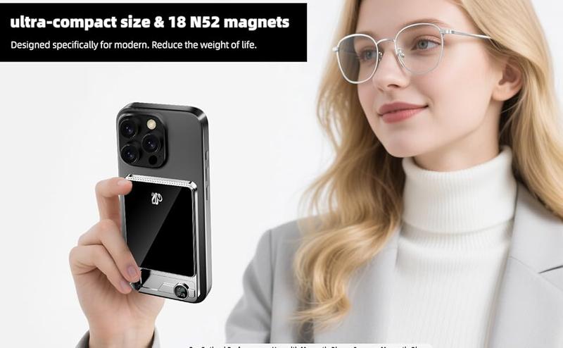 MagSafe Portable Charger 5000mAh, 20W USB-C PD Fast Charging Magnetic Power Bank with Foldable Stand & LED Display, Wireless Charging for Phone, Watch & Earbuds, Compatible with iPhone 17/16/15/14/13/12 Series MagSafe Portable Charger 5000mAh, 20W USB-C PD Fast Charging Magnetic Power Bank with Foldable Stand & LED Display, Wireless Charging for Phone, Watch & Earbuds, Compatible with iPhone 17/16/15/14/13/12 Series