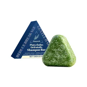 GleamXi Tink Hair Wash Bar - Natural Herb Shampoo Soap for Deep Scalp Cleansing and Frizzy Hair Smoothing