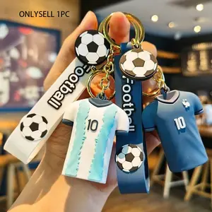 Fashionable Soccer Jersey Model Keychain, Sports Fan Gift, Casual Bag Charm, Perfect for Boyfriend, Christmas & Valentine's Day