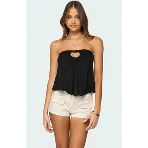 Edikted Women's Vera Keyhole Backless Top