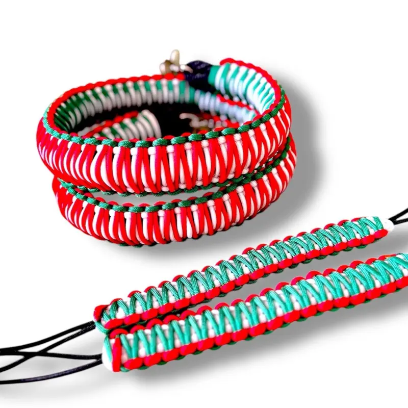 *Red/White/Green* Lunch Box Set, Lunch Box Strap, Cooler Strap, Engel Cooler Strap