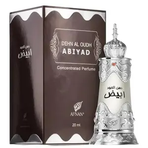 Afnan Dehn Al Oud Abiyad for Unisex Concentrated Perfume Oil, 0.67 Ounce