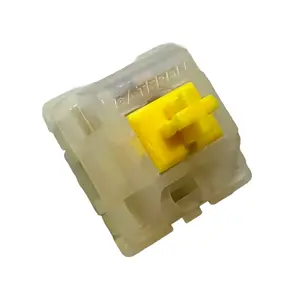 Gateron KS-3 Milky Yellow Pro 50g Linear MX Switches 5-pin for Custom Gaming Mechanical Keyboards