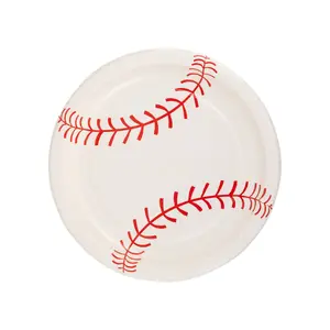 Baseball Paper Plate
