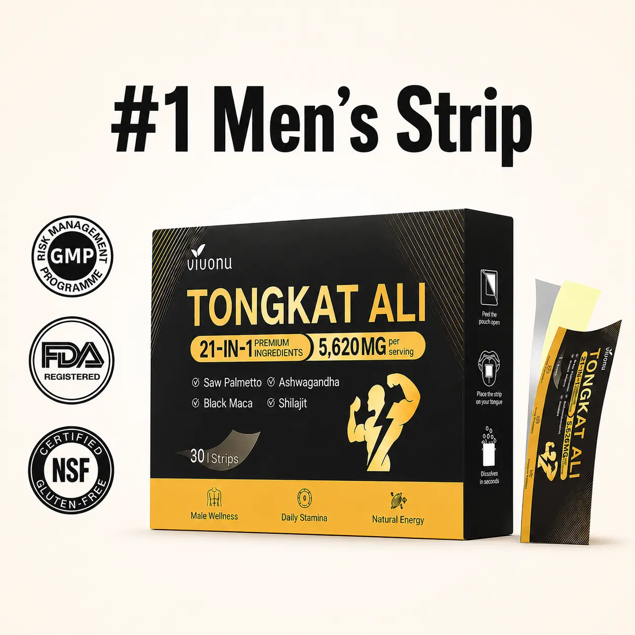 MEN'S MAX Dietary Supplement for Men Energy Stamina Endurance Vitality Performance Support with Ashwagandha & Ginseng mothersdaygift SummerVibes