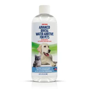 Sonnyridge Dog Dental Water Additive – Dog Breath Freshener & Teeth Cleaner, Eliminates Bad Breath, Controls Plaque & Tartar, Gum Health Support, No Toothpaste or Brushing, Tasteless & Odorless