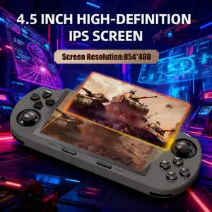Sf3000 Retro Handheld Game Console with 4.5 Inch HD Screen, Dual Core Processor, 3000mah Battery, OTG Function, Integrated Stand