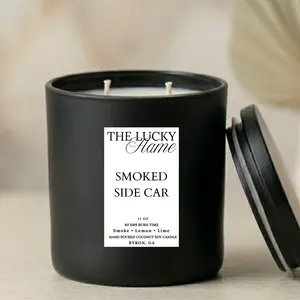 Smoked Side Car Candle – Smoke, Lemon & Lime | 9 oz
