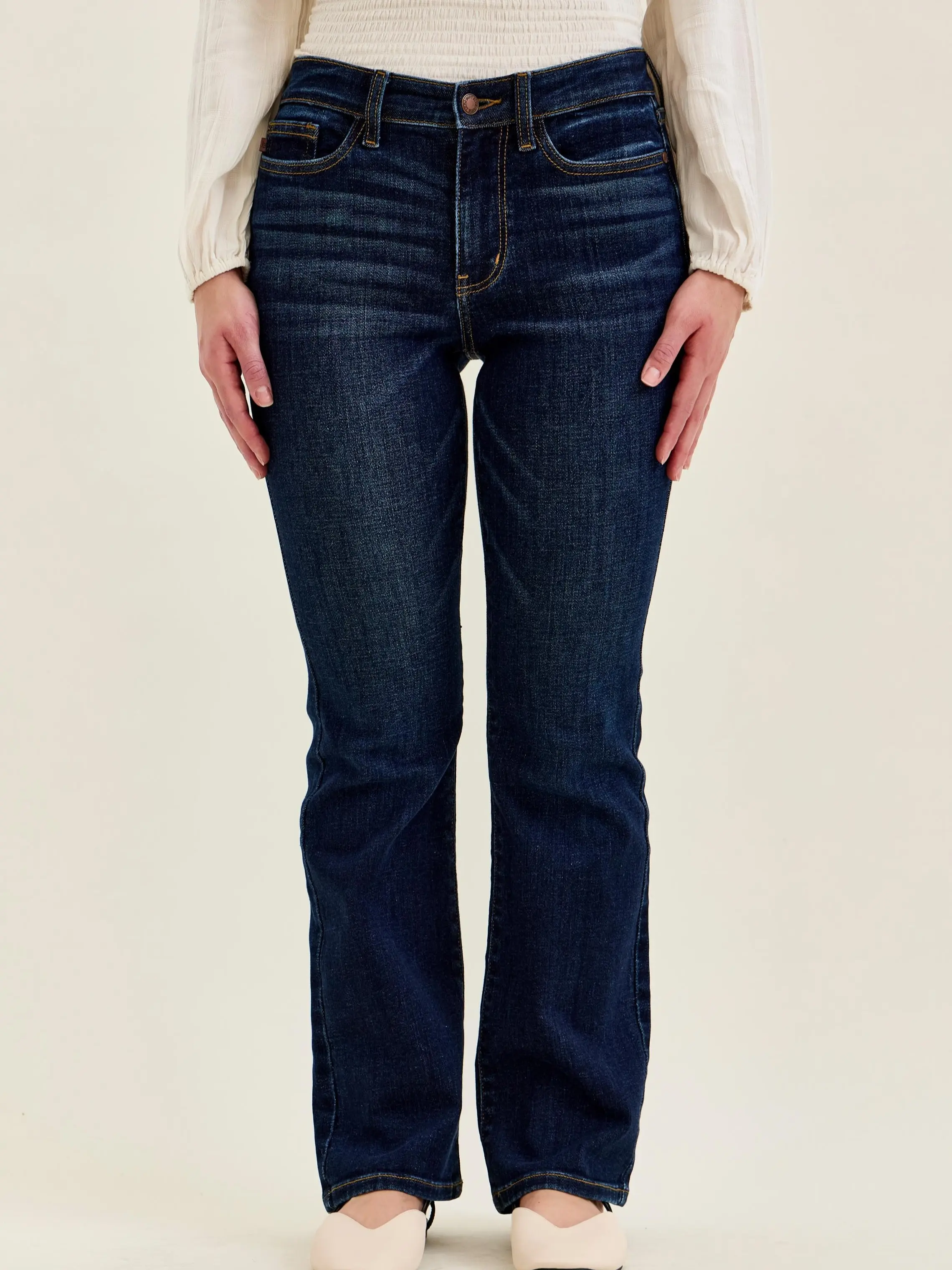 Angelica Judy Blue Mid Rise Bootcut Jean Angelica Judy Blue Mid Rise Bootcut Jean