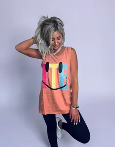 Summer Ready TTB Smiley Graphic Tank