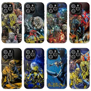 Iron Maiden Phone Case | The Number of the Beast, Powerslave, Piece of Mind, Eddie Metal Album Art iPhone 17 pro max & Samsung Fan Gift