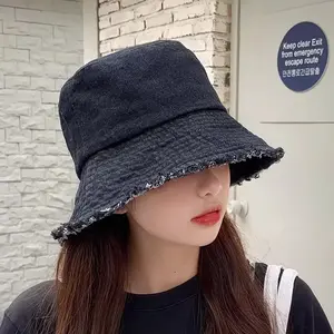 2026 Japanese-Style Women's Bucket Hat — Face-Slimming, Casual & Versatile Denim Sun Hat | Trendy, Instagram-Style, Korean-Inspired Design