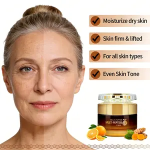 Turmeric Vitamin C Face Cream, Anti-Wrinkle, Rich in Turmeric Root, Vitamin C, Jojoba Oil, Aloe Vera, Hydrating, All Skin Types