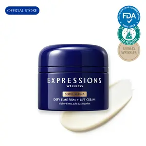 [EXPRESSIONS] "Peptide-Fill" Firming Cream Anti-Aging for Deep Wrinkles & Sagging | 55g Needle-Free Lift for Mature Skin | PDRN & Multi-Peptide Eraser for Dark Spots Perfect Non-Greasy Makeup Base