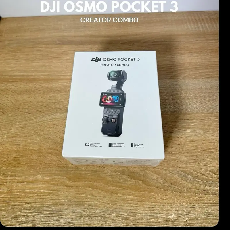 Brand New DJI Osmo Pocket 3 Creator Combo, 4K Sports Action Camera, Portable Travel Camera, Wearable Video Recorder for On-the-Go Content Creation