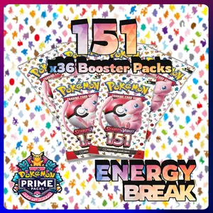 PRIME PACKS Energy Break - Pokémon 151 [36 Packs]