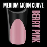 Black French Tip Medium  Duck Nail