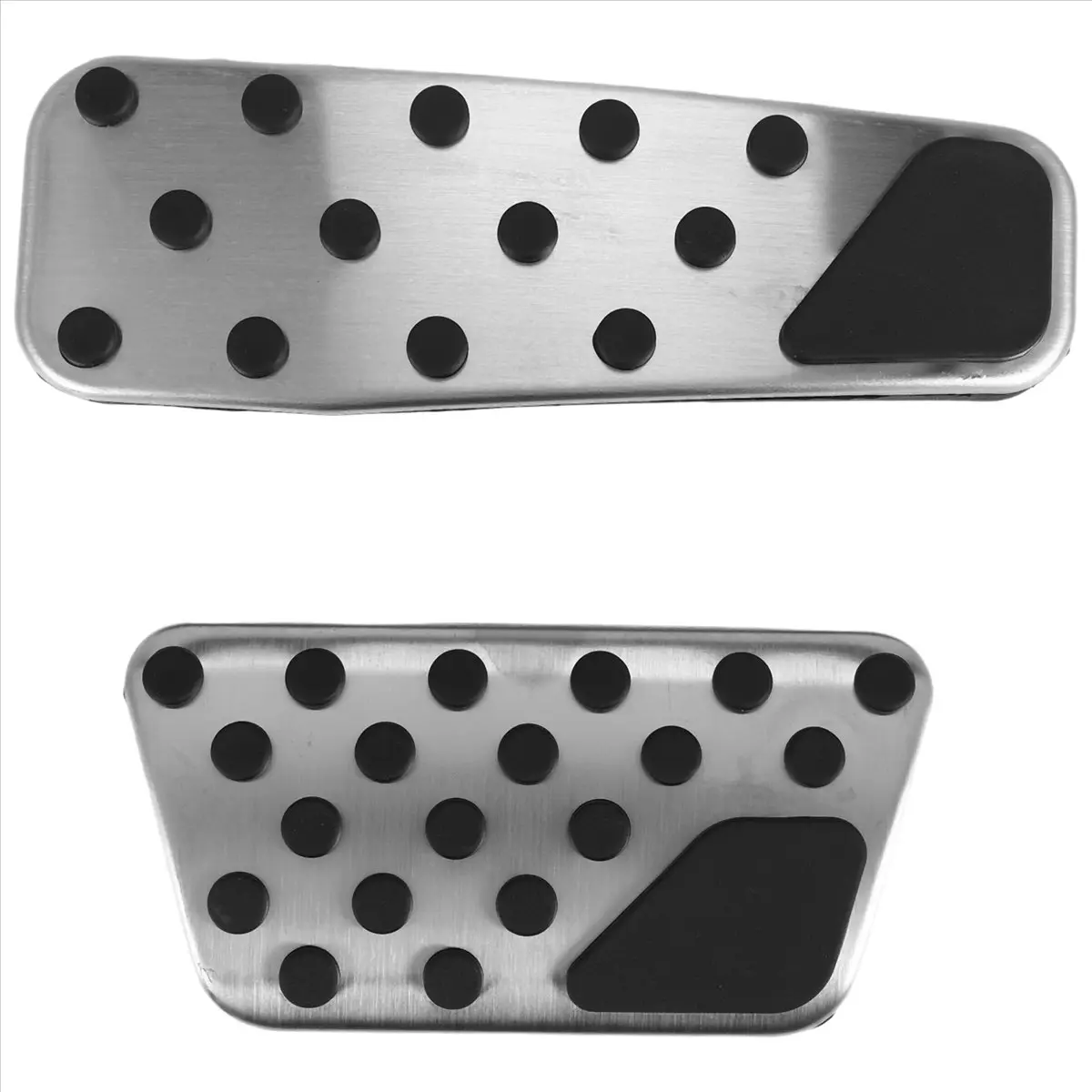 Automotive Aluminum Alloy Drill-Free Install Gas + Brake Set Pair, Replacement Pedal Cover Set for 2008-2019 Dodge Charger, Chrysler 300, Dodge Challenger Car Accessory