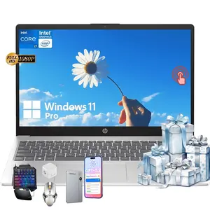 HP 2026 15.6 Touch-Screen FHD inch Laptop PC,Windows 11 Pro,Bluetooth 5.3,Intel Core i7-1355U, 32GB RAM, 512GB SSD,Backlit Keyboard, Wi-Fi 6,Silver,Bundle Accessory