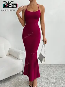 Women's Leopard Print Slim Fit Mermaid Dress, Fashion Casual Sexy Dress for Party Club Dating Wear, Ladies Dress for All Seasons