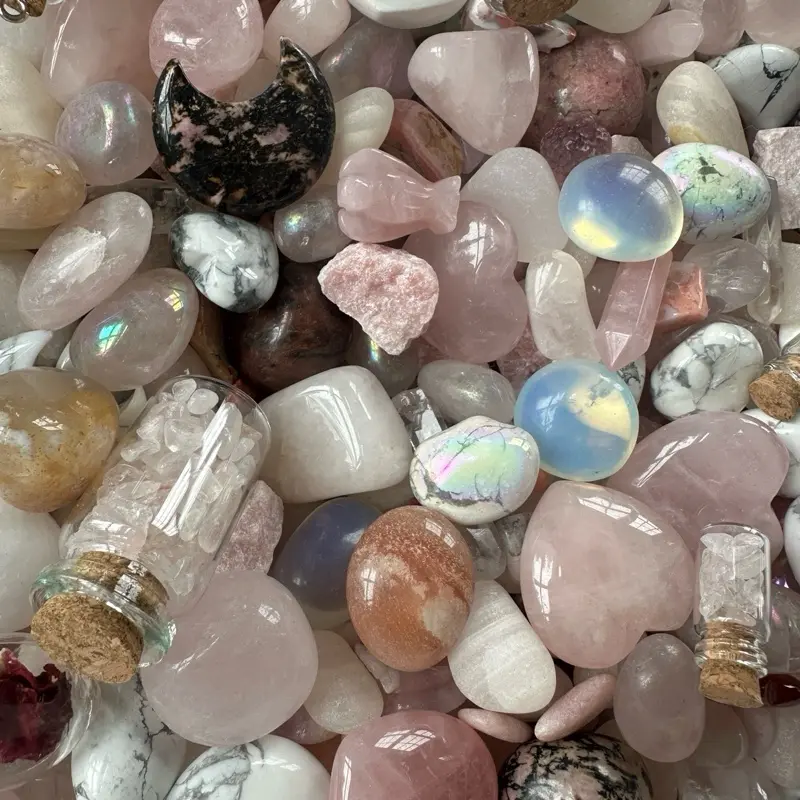 Pink Love Self Love Aphrodite Valentines Crystal Confetti Mix - Perfect for Gift Giving and Decor