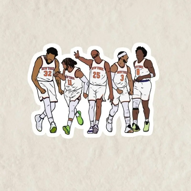 KAT, Brunson, Mikal, Hart and OG Glossy Sticker (3”, Water Resistant) Laptop and Phone Decal Sticker, Vinyl for Laptops and Water Bottles Car Decal