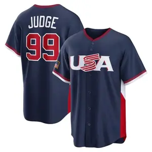 Men’s Judge #99 Baseball Jersey 2026 World Baseball Classic USA Navy Stitched Fan Shirt #Baseball #USA #baseballjersey #tiktok # fashion