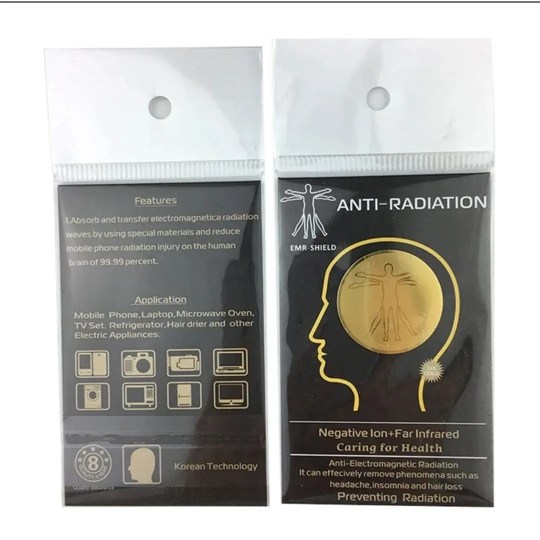 EMF Anti-Radiation Protection Stickers for Electronic Devices, including Smartphones, Cellphones, Laptops, and Car Exterior Accessories, Smartphone, Cellphone