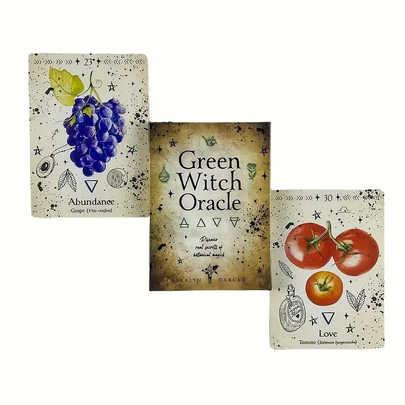 Green witch Oracle card