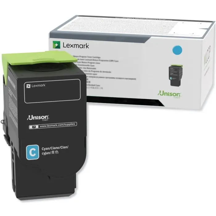 Lexmark 75M1XC0 Original Extra High Yield Laser Toner Cartridge - Return Program, Cyan - 11700 Pages