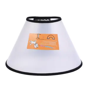 Pet Cat Dog Collar Head Wound Healing Anti-Bite Protective Cover Cone Guard Ring Available in nine sizes