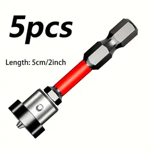 Phillips Cross Screwdriver Bit with Limit Head, S2 Steel Magnetic Ring Positioning, Water-Resistant Stain Proof for Office Hardwood Floor Installation - Painted Polished Varnished Finish