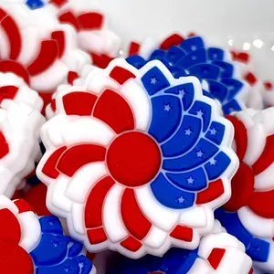 Life Is A Flowers Silicone Focal Beads - Beading & Crafting Supplies