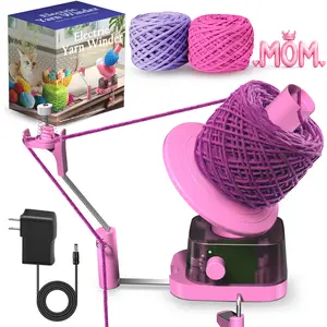 Yarn Winder | Electric Yarn Ball Winder, 13oz Dual Strong Tension Knit Spinner for Crocheting, Automatic Crochet Wheel for Knitting Mothers Day Birthday Gift, Swift Weaving Ball Yarning Cake Roller