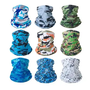 Outdoor Sports Neck Gaiter (9 Counts/set), UV Protection Neck Wrap, Breathable Sun-resistant Face Mask, Breathable Face Cover for Men & Women, Sports & Outdoor Accessories