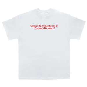 "Conquer The Impossible" Fearless Tee (RED)
