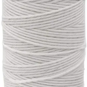 Butchers Twine 328 Feet, 2mm Cotton Twine Meat Trussing, Food Safe Kitchen Cooking and Baking, White Cotton String  Turkey, Sausage and More